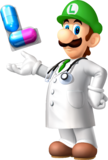 Artwork of Luigi from Dr. Luigi.