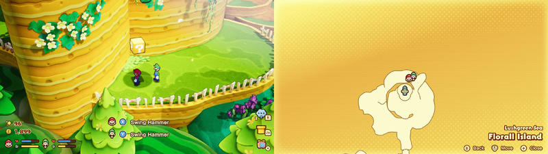 10th ? block in Florall Island from Mario & Luigi: Brothership