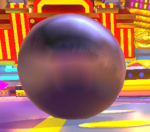 A metal ball as seen in DS Waluigi Pinball.