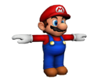 Data-rendered model of Mario