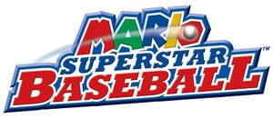 Mario Superstar Baseball promotional artwork: Game Logo