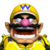 Wario's mugshot from Mario Strikers Charged.