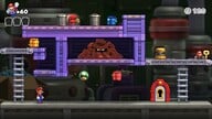 Screenshot of Mario Toy Factory level 1-6+ from the Nintendo Switch version of Mario vs. Donkey Kong