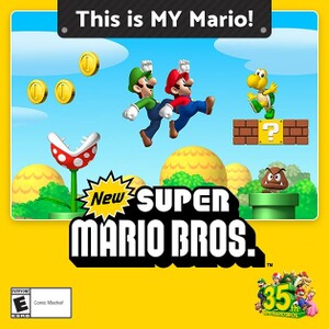 New Super Mario Bros. promotion for Super Mario Bros. 35th Anniversary.
