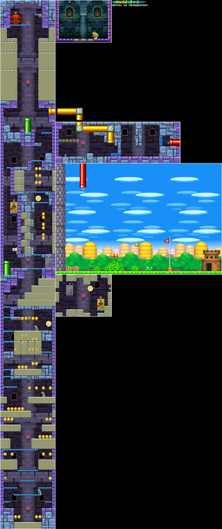 Map of World 1-Tower