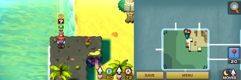 First block in Oho Oasis of Mario & Luigi: Superstar Saga + Bowser's Minions.