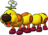 Sprite of Wiggler's team image, from Puzzle & Dragons: Super Mario Bros. Edition.