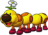 Sprite of Wiggler's team image, from Puzzle & Dragons: Super Mario Bros. Edition.