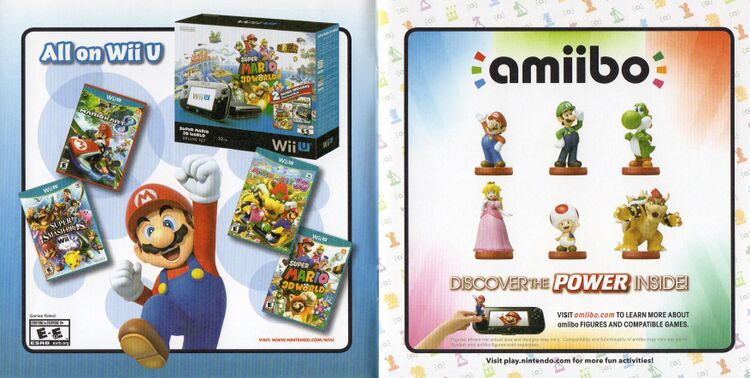 Spread of the third and fourth pages in the Play Nintendo Activity Book