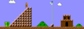 Super Mario Bros. 1-1 Goal, including the flagpole.