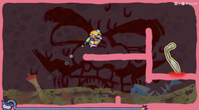 Tummy Trouble, one of Wario's microgames in WarioWare: Get It Together!