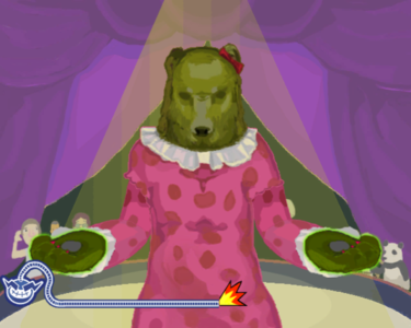 Bear Handed in WarioWare: Smooth Moves.