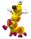 Artwork of Wiggler for his appearance in Mario Super Sluggers.