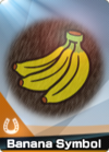 A Pro Horse Symbol Banana Symbol card from Mario Sports Superstars