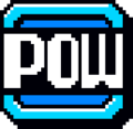 POW Block icon shown on Mario's chest