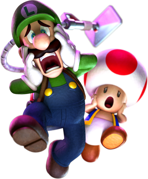 File:Luigi and Toad Scared - Luigi's Mansion Dark Moon.png