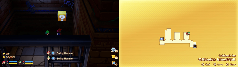 Block 20 in Offandon Island from Mario & Luigi: Brothership