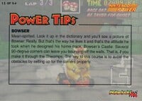 One of the Mario Kart 64 Collectible Trading Cards.