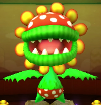 Petey Piranha as viewed in the Character Museum from Mario Party: Star Rush