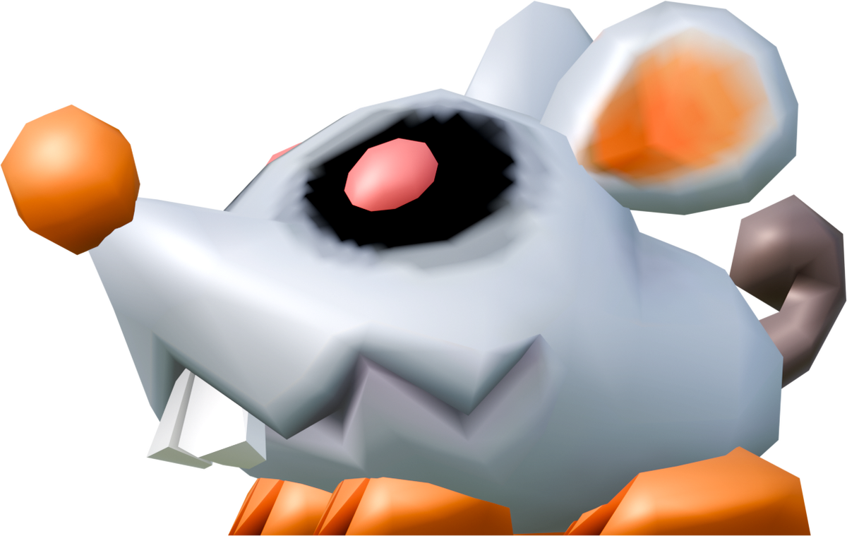 File:NSMBU Asset Model Scaredy Rat.png - Super Mario Wiki, the Mario ...