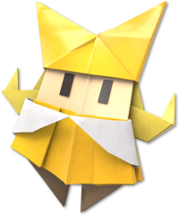 Artwork of Olivia from Paper Mario: The Origami King
