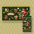 Picture of holiday-themed wallpapers featuring Nintendo characters