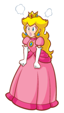 Princess Peach feeling mad from Super Princess Peach.