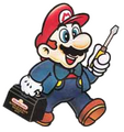 Mario as a maintainer (promotional art for Nintendo World Class Service program)