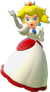3D render of Fire Peach in Super Mario 3D World.