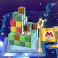 Screenshot of the level icon of Super Block Land in Super Mario 3D World