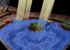 Screenshot of Hazy Maze Cave from Super Mario 64.