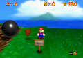 The Spinning Heart of the Bob-omb Battlefield in Super Mario 64