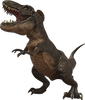 Artwork of a T-Rex from Super Mario Odyssey.