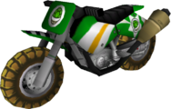 The model for Koopa Troopa's Standard Bike S from Mario Kart Wii