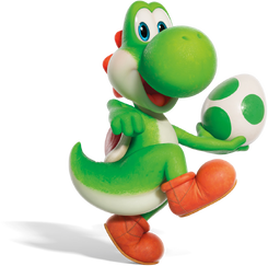 Artwork of Yoshi for The Super Mario Galaxy Movie
