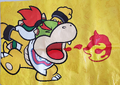 Bowser Jr. breathing fire