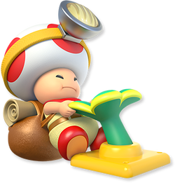 Artwork of Captain Toad from Captain Toad: Treasure Tracker