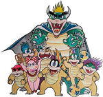 Bowser and the Koopalings