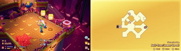 Blocks 10-11 in the Soli-Tree from Mario & Luigi: Brothership