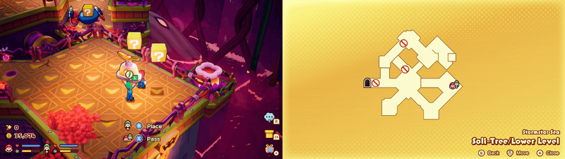 Blocks 10-11 in the Soli-Tree from Mario & Luigi: Brothership