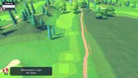 Hole 8 of Bonny Greens in Mario Golf: Super Rush.