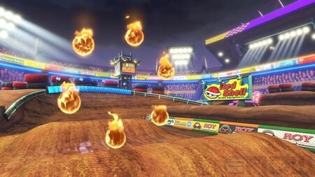 GCN Waluigi Stadium in Mario Kart 8 Deluxe