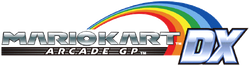 Logo for Mario Kart Arcade GP DX