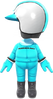 Light Blue Mii Racing Suit