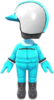 Light-blue Mii Racing Suit