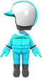 The Light Blue Mii Racing Suit from Mario Kart Tour
