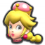 Peachette's icon from Mario Kart Tour.