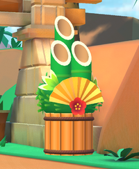 A Kadomatsu in Mario Kart Tour