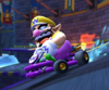 Thumbnail of the Dixie Kong Cup challenge from the 2022 Los Angeles Tour; a Time Trial challenge set on 3DS Wario Shipyard