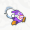 A sticker in Mario Kart World